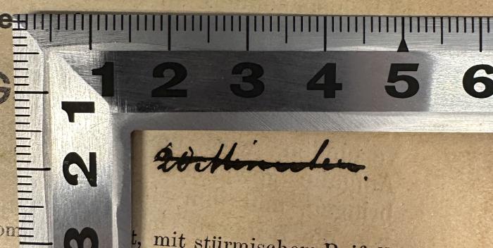 -, Durchgestrichen: Notiz; '20 Minuten.'