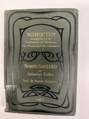 BD 6830 P552-2(.1910)+2 : Neueste Geschichte des jüdischen Volkes. 2. (1910)