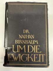 BD 6860 B619 U4 : Um die Ewigkeit : jüdische Essays. (1920)