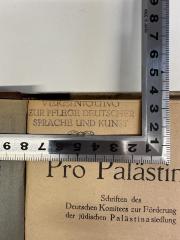 - (Vereinigung zur Pflege deutscher Sprache und Kunst), Stempel: Abbildung, Name, Berufsangabe/Titel/Branche; 'VEREINIGUNG ZUR PFLEGE DEUTSCHER SPRACHE UND KUNST'. 
