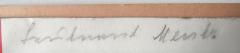 - (Mentz, Eugen), Von Hand: Name; 'Leutnant Mentz'. 