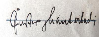 - (Lauterbach, Gustav), Von Hand: Name; 'Gustav Lauterbach[?]'. 