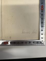 - (Levi, Hannah), Von Hand: Autogramm; 'Hannah Levi
23.I.1934'. 