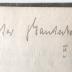 - (Lauterbach, Gustav), Von Hand: Name, ; 'Gustav Lauterbach[?] II. b. J.[?]'. 