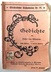 Kps 4290 : Gedichte. (1904)