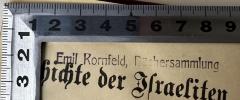 - (Kornfeld, Emil), Stempel: Name; 'Emil Kornfeld, Büchersammlung'. 