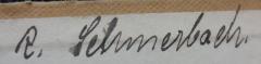 - (Schmerbach, R.), Von Hand: Name, Autogramm; 'R. Schmerbach'. 