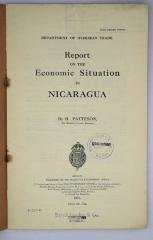 Icd 236 : Report on the Economic Situation in Nicaragua (1928)