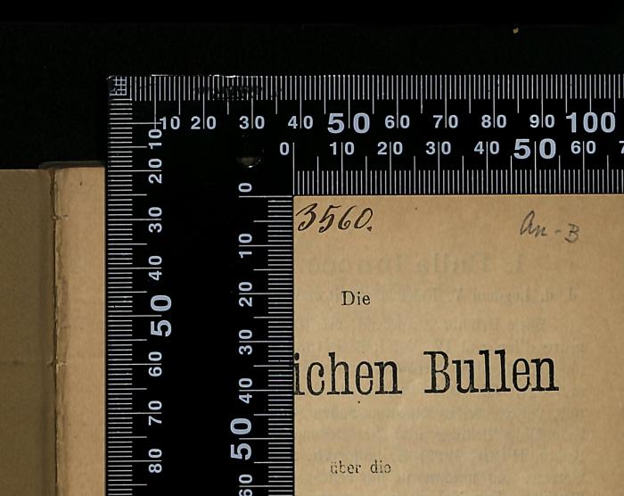 - (Bibliothek der Jüdischen Gemeinde zu Berlin), Von Hand: Exemplarnummer; '3560'. 