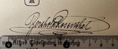- (Rosenthal, Berthold), Von Hand: Name; 'Berthold Rosenthal'. 