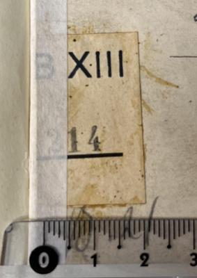 - (Bücherei der Industrie- und Handelskammer Leipzig), Etikett: Signatur; 'B XIII
214'. 