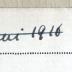 - (Wolf u. Lotte), Von Hand: Widmung; 'zum 12. Juni 1916 von / Wolf u. Lotte.'. 