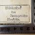 - (Amtsgericht Neukölln), Stempel: Ortsangabe; 'Bibliothek des Amtsgerichts Neukölln.'.  (Prototyp)