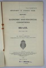 Ice 759 : Report on the Economic and Financial Conditions in Brazil (1927)