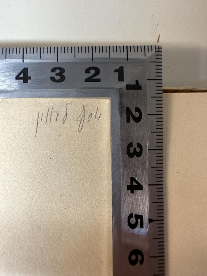 - (Lewin, Josef), Von Hand: Autogramm; 'יוסף לעווין'. 