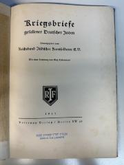 BD 9250 K92 : Kriegsbriefe gefallener deutscher Juden (1935)