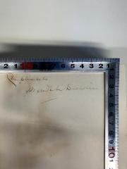 - (Dushkin, Alexander Mordechai), Von Hand: Widmung, Name; 'Compliments Alexander M. Dushkin'. 