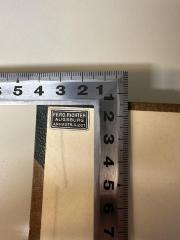 - (Richter, Ferdinand), Etikett: Buchbinder, Name, Ortsangabe; 'Ferd. Richter
Augsburg
Annastr. D. 261'.  (Prototyp)
