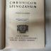 CF 8317 C557-4 : Chronicon Spinozanum. (o. J.)
