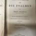 GB M 5070 : Biblischer Commentar über das Alte Testament. 4,1, T. 4, Poetische Bücher ; Bd. 1, Die Psalmen (1894)