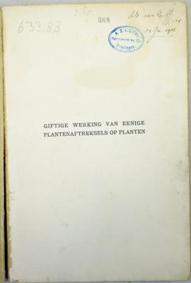 Stempel Schmutzblatt
