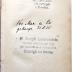 - (Loewenstein, Joseph Dr. med.;Lewald, Max), Von Hand: Besitzwechsel, Name, Datum; 'Von Max u Co / gekauft 31.8.05'. 