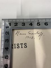 - (Grashoff, Hans), Von Hand: Autogramm, Datum; 'Hans Grashoff
1918.'. 