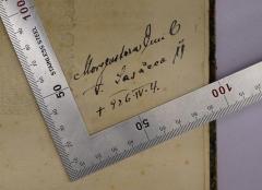 - (Morgenstern, Emil), Von Hand: ; 'Morgenstern Emil
v. Sas neca 11
† 926.IV.4'. 