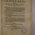 Rara M 2838 : Historia orientalis : Quae Ex Variis Orientalium Monumentis Collecta, agit I. De Muhammedismo ... II. De Saracenismo ... III. De Chaldaismo ... 
IV De Statu Christianorum & Judaeorum ... V. De Variis, inter ipsos Muhammedanos, circa religionis dogmata & administrationem, Sententiis, Schismatis & Haeresibus excitatis ... (1651)