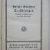  Briefe Gedichte Erzählungen : Auswahl und Einführungen  (1917)