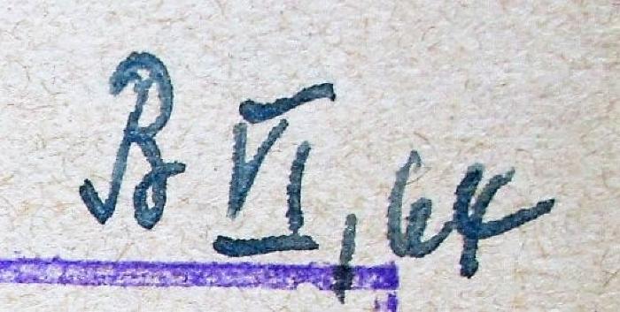  Die Edda : Götterlieder und Heldenlieder; Aus dem Altnordischen;-, Von Hand: Nummer, Inventar-/ Zugangsnummer; 'B IV, 64'