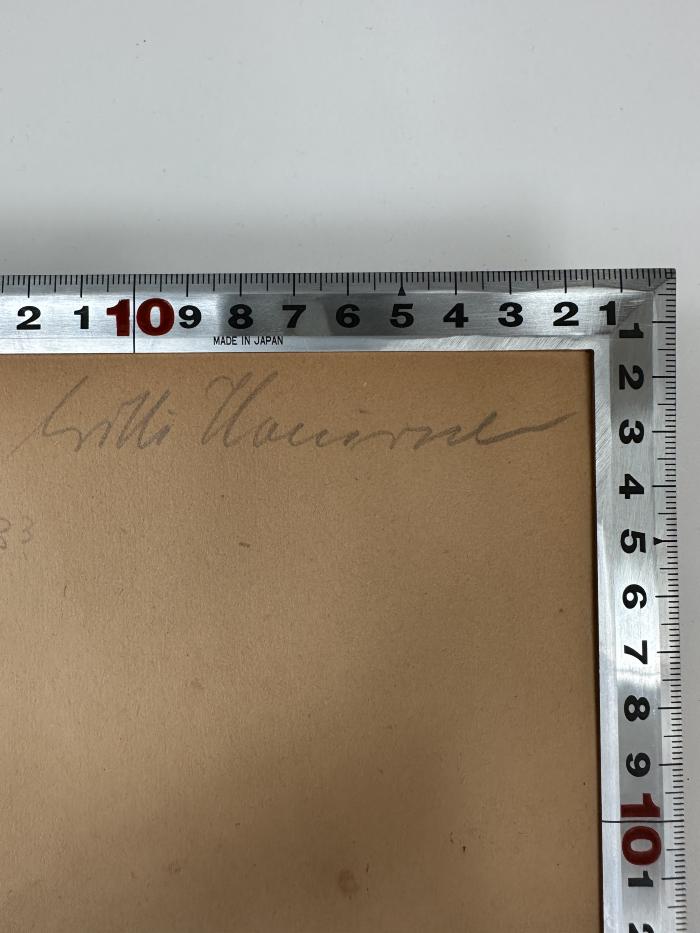 -, Von Hand: Autogramm; 'Willi Harnisch'