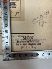 - (Zentralgewerkschaftskommission des Deutschen Gewerkschaftsbundes in der Tschecheslowakei, Reichenberg), Stempel: Berufsangabe/Titel/Branche, Ortsangabe; 'Bücherei der Zentralgewerkschaftskommission des Deutschen Gewerkschaftsbundes in der Tschecheslowakei, Reichenberg.'. 