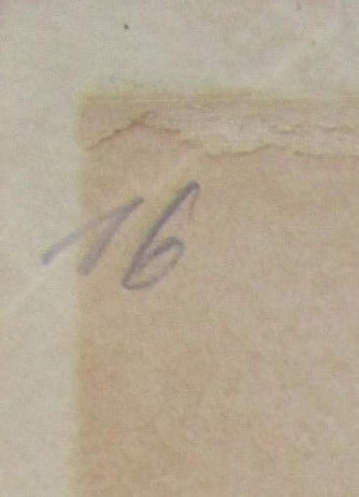  Gesammelte Gedichte: Haus - und Jahreslieder: Zweiter Band (1838);-, Von Hand: Nummer; '16'