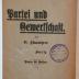 M 80 151 : Partei und Gewerkschaft. (1920)