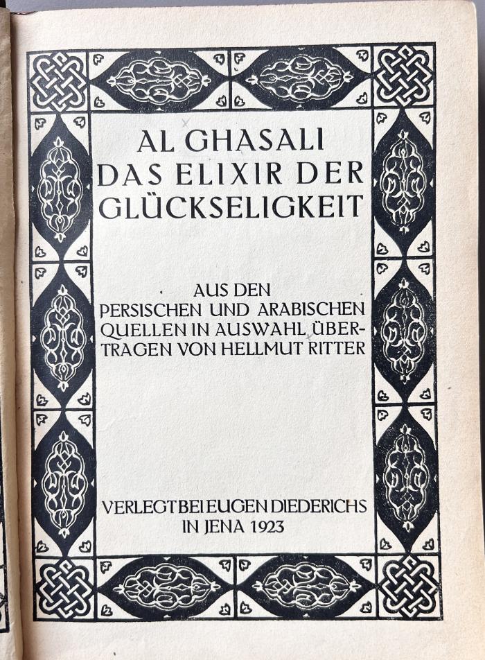00/11217 : Das Elixir der Glückseligkeit (1923)
