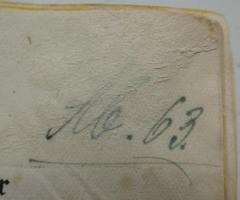 J / 448 (Central-Verein-Heim für jüdische Angestellte (Berlin)), Von Hand: Nummer, Signatur; 'Ab.63.'. 