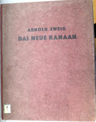 E 8 : Das neue Kanaan. Eine Untersuchung über Land und Geist. (1925)