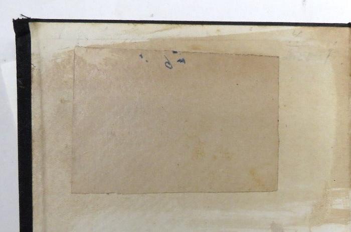 - (unbekannt), Überklebt: ; '[getilgt]'. 