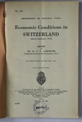 Ibm 793 : Economic conditions in Switzerland (1934)