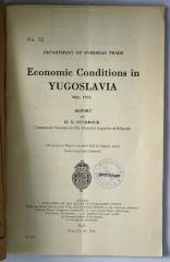Ibi 679 : Economic conditions in Yugoslavia (1932)