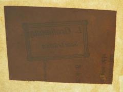 - (Grohmann, L.), Etikett: Name, Ortsangabe; 'L. Grohmann / Saarbrücken'. 