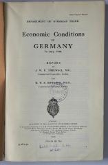 Ibc 2464 : Economic conditions in Germany (1930)