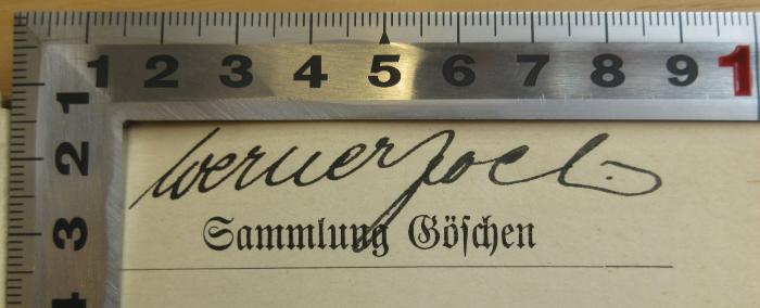 -, Von Hand: Name; 'Werner [Koch]'