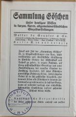 P 271 Sta-2(2) : Die deutsche Stadt und ihre Verwaltung - Eine Einführung in die Kommunalpolitik der Gegenwart; Bd. 2: Wirtschafts- und Sozialpolitik (1926)