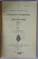 Ibn 362 : Economic conditions in Denmark (1929)