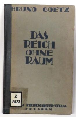 Z 5873 : Das Reich ohne Raum. Roman. (1919)