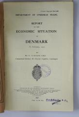 Ibn 362 : Report on the economic situation of Denmark (1927)