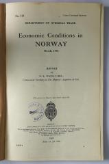 Ibn 361 : Economic conditions in Norway (1932)