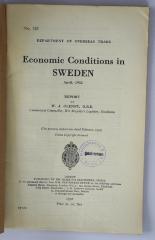 Ibn 360 : Economic conditions in Sweden (1932)